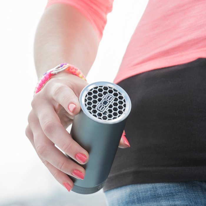 808 NRG Wireless Bluetooth Speaker-Gun Metal N4