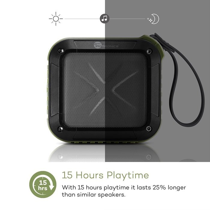 TaoTronics Outdoor / Shower Bluetooth Speakers Portable Bluetooth 4.0 Speaker with 15 Hour Playtime for Outdoor... N4