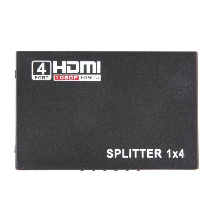REDGO 1080P HDMI Male to 2 HDMI Female 1 in 2 out Splitter Black Cable Adapter Converter N10