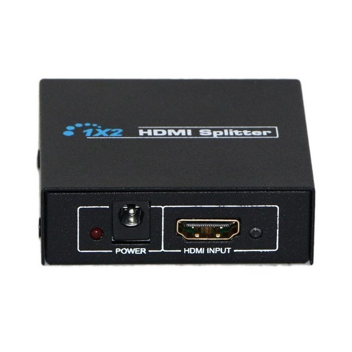 REDGO 1080P HDMI Male to 2 HDMI Female 1 in 2 out Splitter Black Cable Adapter Converter N16