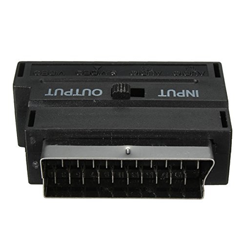 RGB Scart Male To 3 RCA Female S-Video AV TV Audio Cable Adapter Converter N4