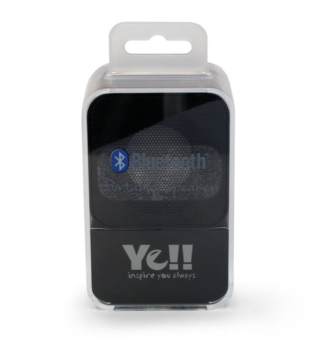 Yell BTS700 Portable Bluetooth Speaker - Black N2