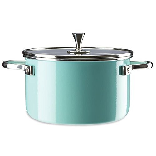 KSNY All in Good Taste Casserole, 4 Quart, Turq/Aqua
