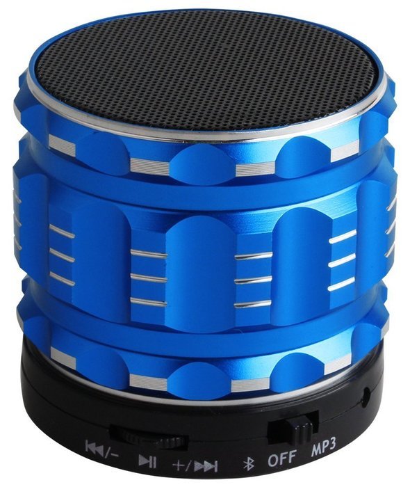 Aduro&reg; AMPLIFY Mini BSP20 Wireless Stereo Sound Bluetooth Handheld Speaker Rugged Build (Blue)