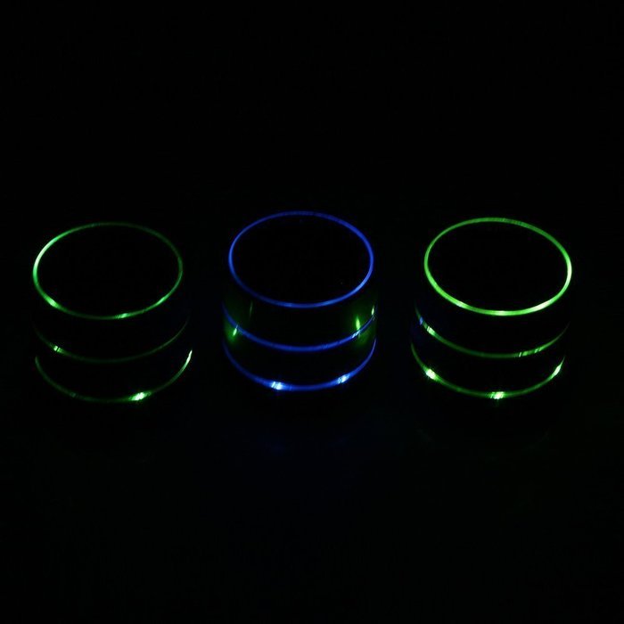 Soondar Mini Wireless Bluetooth LED Multicolor Light Up Universal Bluetooth Speaker with Mic for iPhone 6/6 plus... N2
