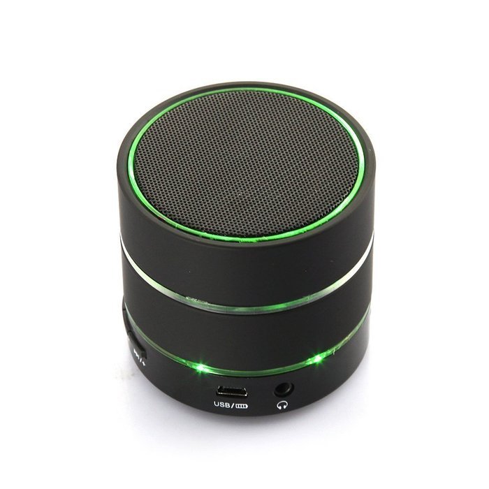Soondar Mini Wireless Bluetooth LED Multicolor Light Up Universal Bluetooth Speaker with Mic for iPhone 6/6 plus... N3