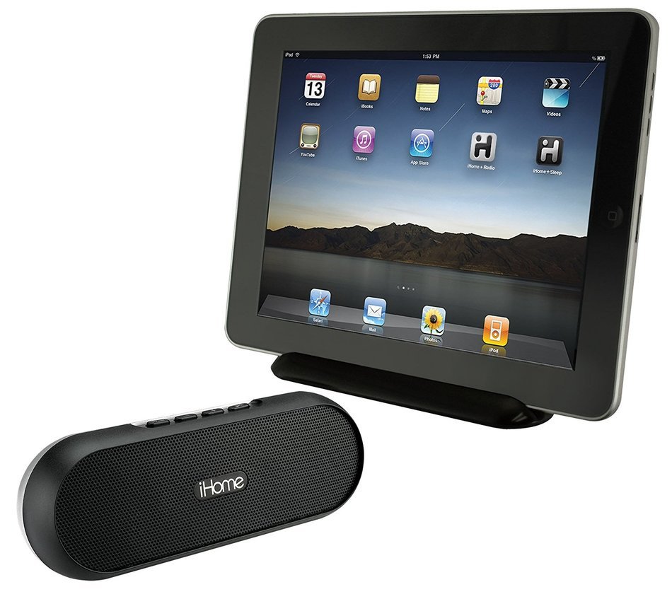 iHome iDM12BX Bluetooth Wireless Speaker (Black) (Discontinued by Manufacturer) N6