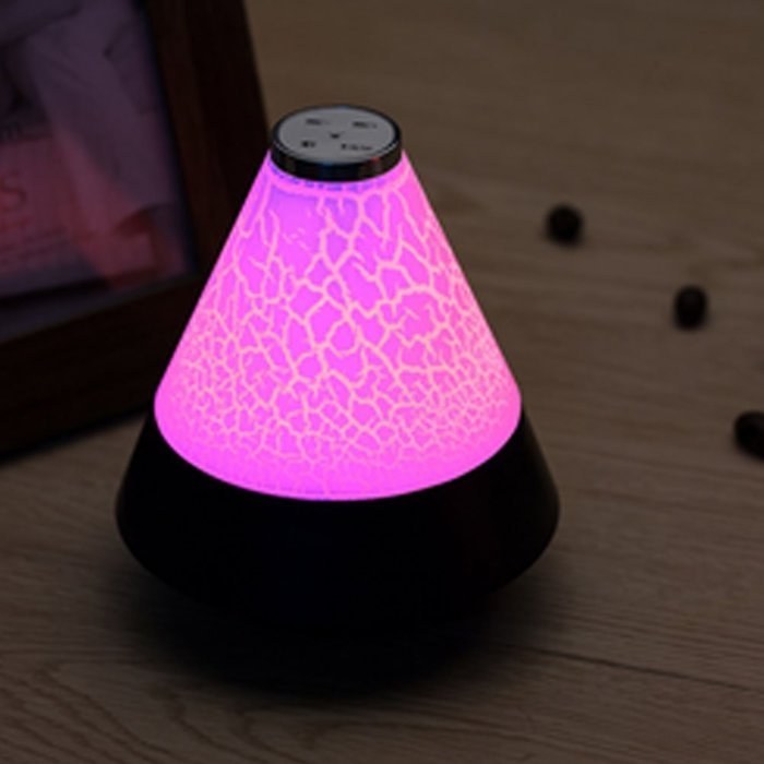 Aolyty Portable Wireless Blutooth Stereo Speaker with Colorful LED Night Light Rechargeable Battery FM Radio AUX... N5