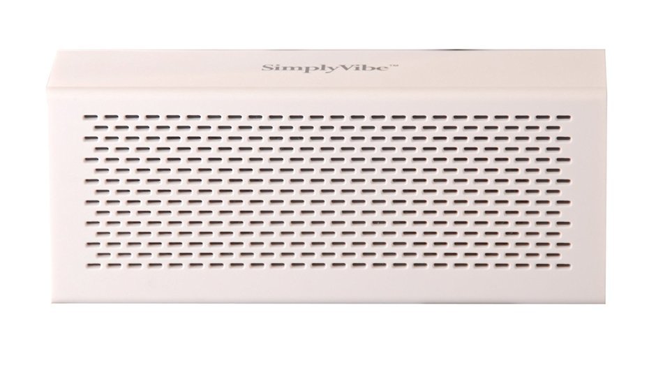 SimplyVibe V5-BT1-White Wireless Bluetooth Speakers with Built in 18 Hour Battery Hands-Free Speakerphone (White) N2