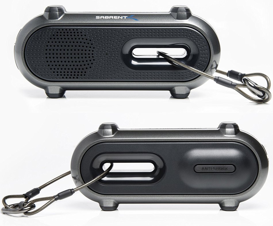 Sabrent Ultra-Portable Weatherproof Wireless Bluetooth Speaker For Outdoor/Indoor 10 hours Rechargeable Battery... N2