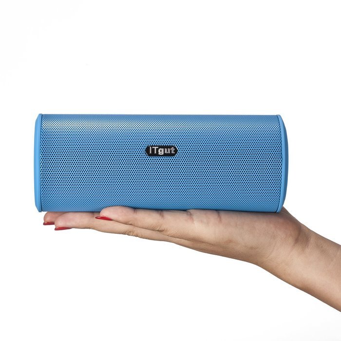 ITgut Ultra-Portable Hi-Fi Wireless Bluetooth Speaker for Bluetooth Enabled Devices(Blue) N4