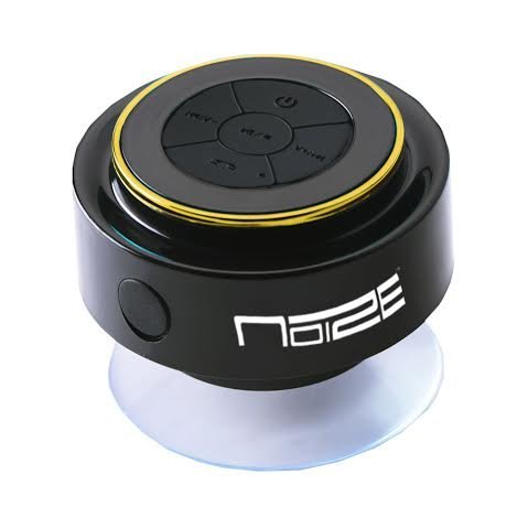 Noize Portable Bluetooth Waterproof Shower Wireless Speaker-Gold