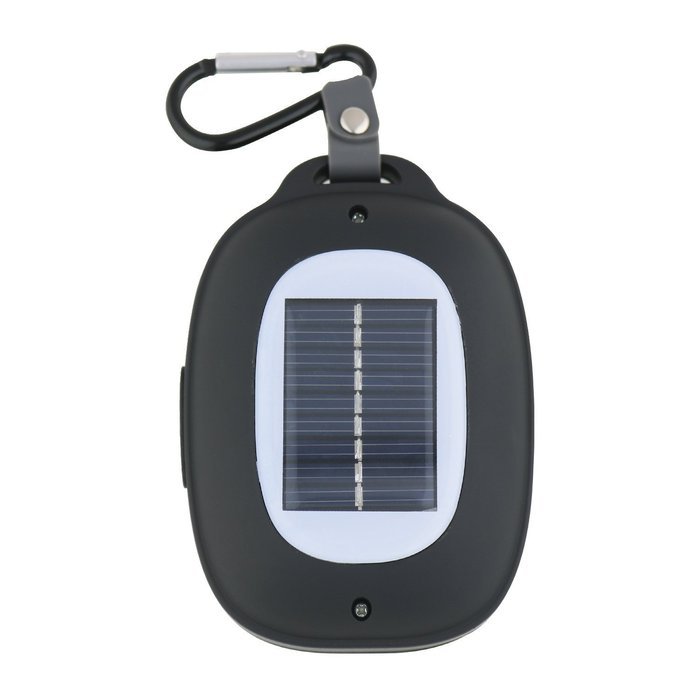 SoundLogic XT Solar-Powered Bluetooth Speaker with Carabiner, Black N2