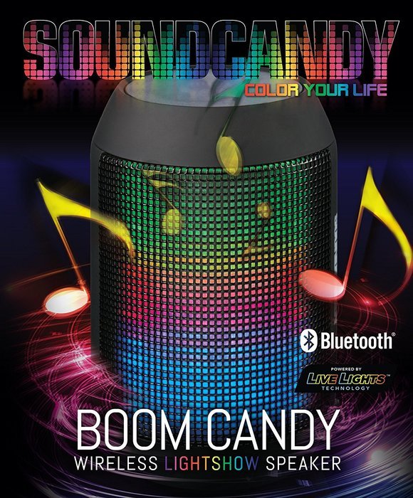 SoundCandy SC3004BKB-BT Boom Candy Speaker