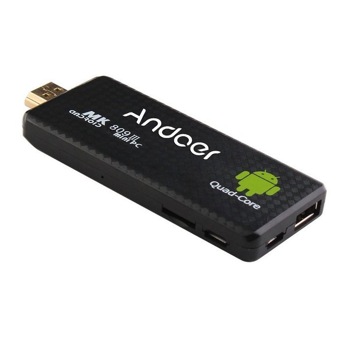 Andoer MK809III Bluetooth Android 4.4 TV Dongle Stick Mini PC Quad Core Rockchip RK3188T 2G/8G Wifi XBMC DLAN... N4
