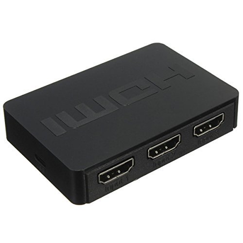 3 Port 1080P Full HD HDMI Switch Switcher Hub Splitter Box With Remote Control N3