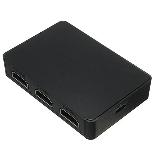 3 Port 1080P Full HD HDMI Switch Switcher Hub Splitter Box With Remote Control N5