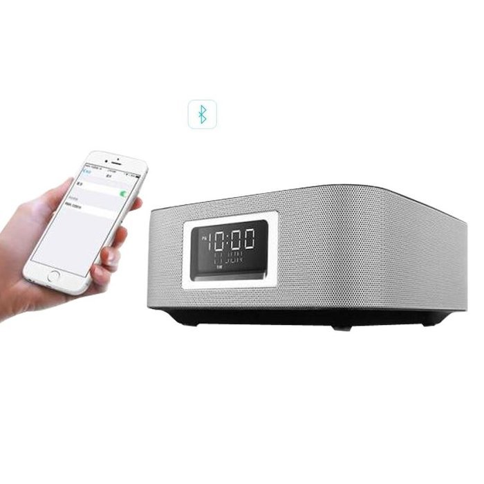 StrongFirst Bluetooth Speaker, Remax Series Smart Control Speakers Bluetooth Speaker Outdoor (Silver) N3