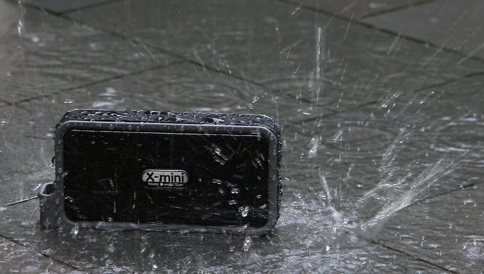 X-mini EXPLORE Plus Wireless Bluetooth Portable Stereo Speaker Spash Proof (Black) N6