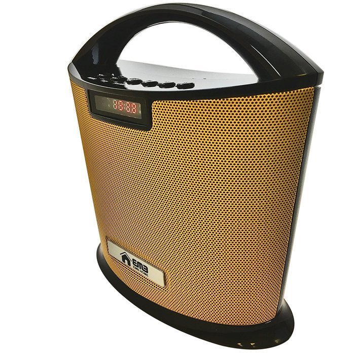 EMB Professional EURO8 Rechargeable Portable Bluetooth High-Definition Super Loud Boombox Speaker System w/ SD...