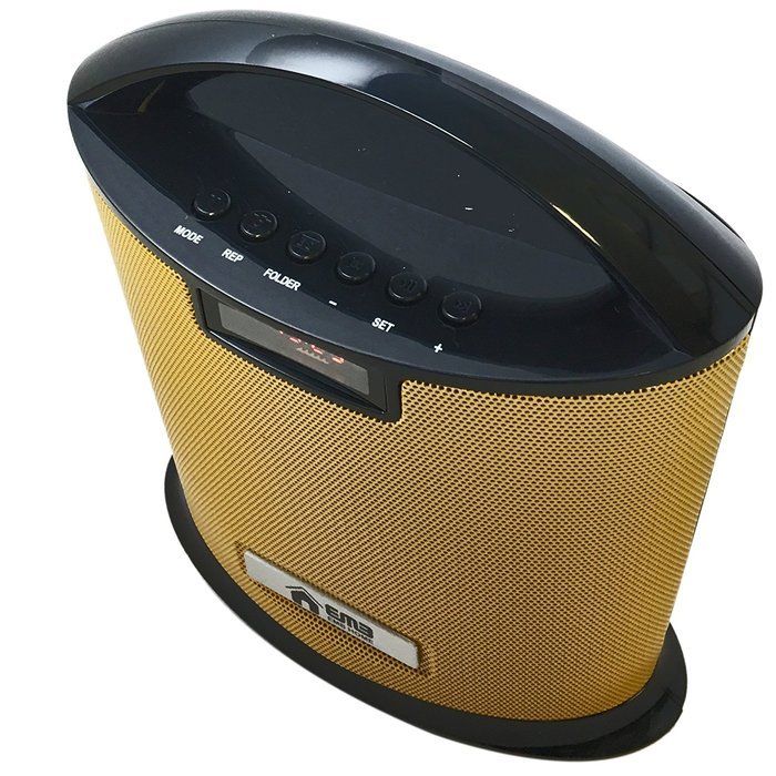 EMB Professional EURO8 Rechargeable Portable Bluetooth High-Definition Super Loud Boombox Speaker System w/ SD... N3