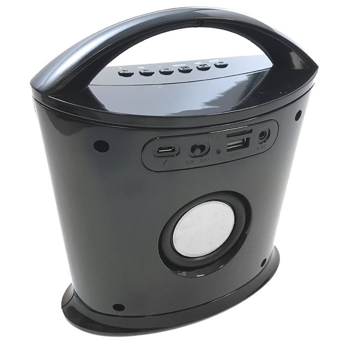 EMB Professional EURO8 Rechargeable Portable Bluetooth High-Definition Super Loud Boombox Speaker System w/ SD... N4