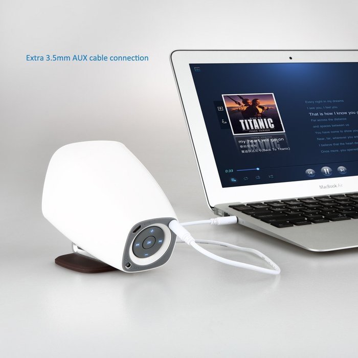 GGMM&reg; M-Mocha Ultra-Portable Wireless Bluetooth Speaker, Powerful Sound, Works with Apple iPhone, iPad, iPad mini... N8