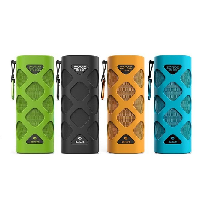 zonoz BTS-ONE 10W Rugged Waterproof Outdoor Portable Wireless Bluetooth Speaker w/ HD Premium Sound, Up to 12... N5