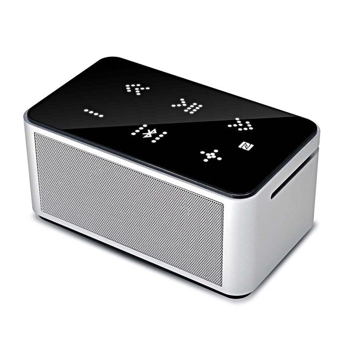 OREI Diamond Enhanced Bass NFC Bluetooth 4.0 Wireless Speaker, Powerful Sound, Built in Mic, Aluminum Body, Touch... N2
