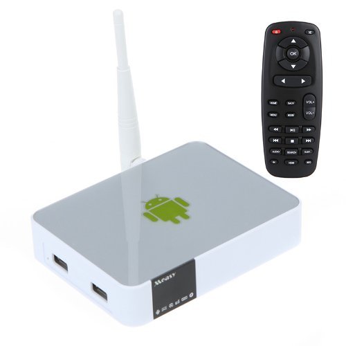 Kingzer A5A Android 4.0 TV Box Player Mini PC AllWinner A10 4GB 1080P HDMI AV WiFi N4