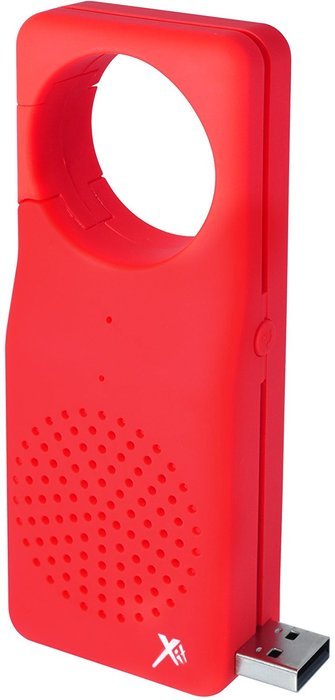 Bluetooth Wireless Hands Free Red Clip On Speaker For iPad Air, iPad Mini 2, iPad Mini, iPad with Retina Display... N2