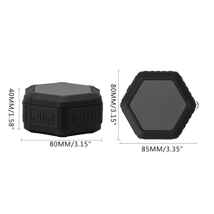 Bluetooth Speakers,GKTech (G4) Portable Wireless Waterproof Speaker Build-in NFC Technology, Microphone Support... N5