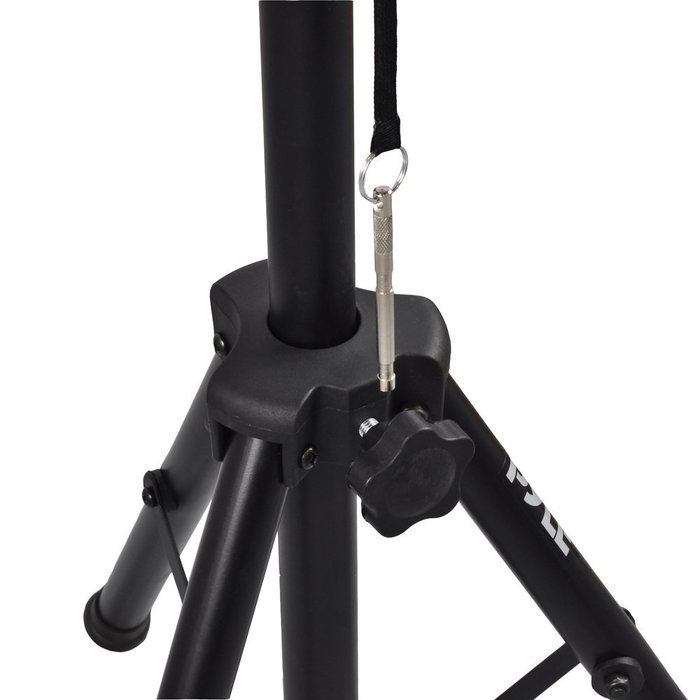 Pyle Laptop Projector Stand, Heavy Duty Tripod Height Adjustable 28" To 41" For DJ Presentations Notebook Computer N2