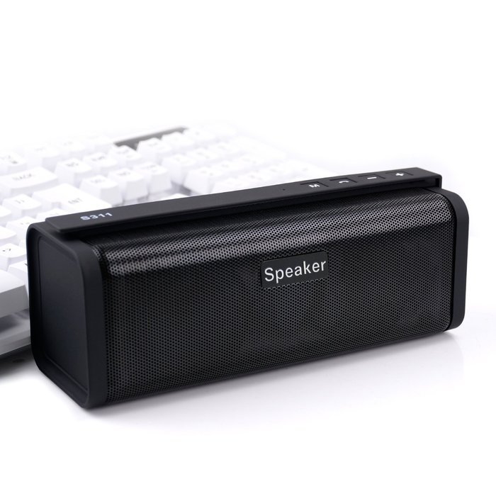 QMSSIC S311 10W Portable Wireless Bluetooth Speaker Bass Sound with Mic for Handsfree, Supports SD Card, LINE...