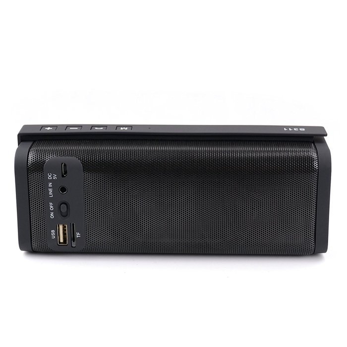 QMSSIC S311 10W Portable Wireless Bluetooth Speaker Bass Sound with Mic for Handsfree, Supports SD Card, LINE... N3