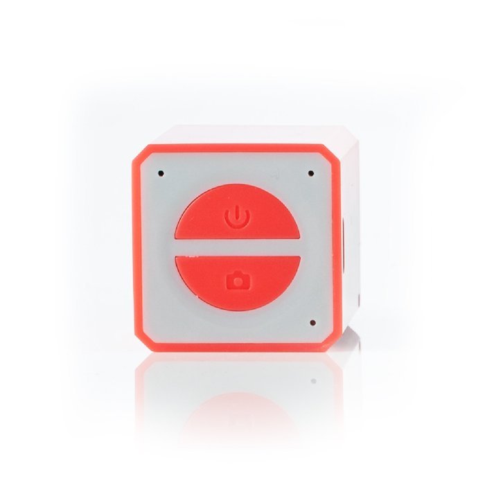 WOWWEE Cinemin Groove Cube Shutter Bluetooth Speaker, Salmon (1446) N2