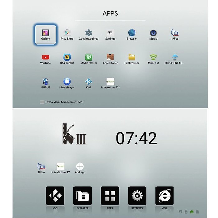KIII S905 2G 16G ott tv box android5.1 cheap Smart TV OTT BOX N5