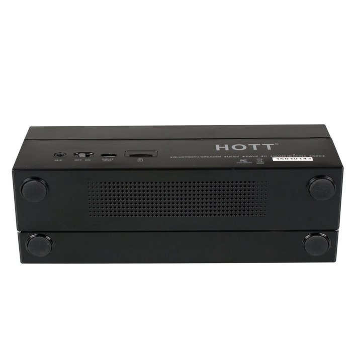 HOTT S203T 6W Dual-Driver Portable Bluetooth STEREO Speaker, Long Playtime Up to 1500mAh Rechargeable Li-Polymer... N3