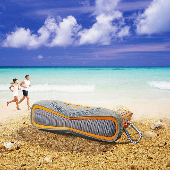 Portable Wireless Bluetooth Speaker,IPX7 Waterproof Speakers Built-in Mic 1800mah Rechargeable Battery for Outdoor... N6