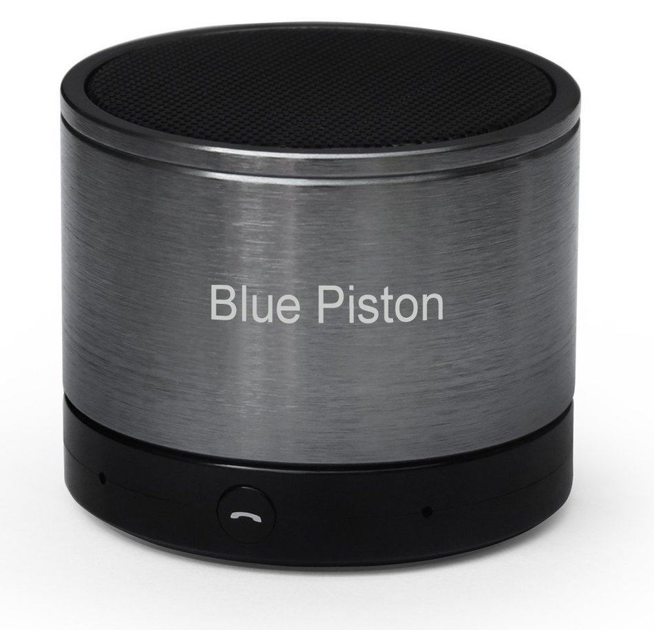 LOGiiX Blue Piston Wireless Rechargeable Speaker - Gunmetal