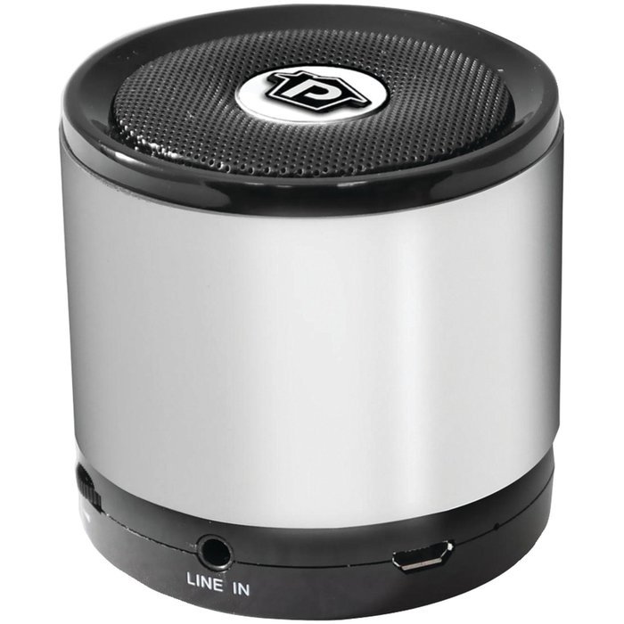 Pyle PBS2SL Bluetooth Mini Speaker with Hands-Free Call Answering (Silver)