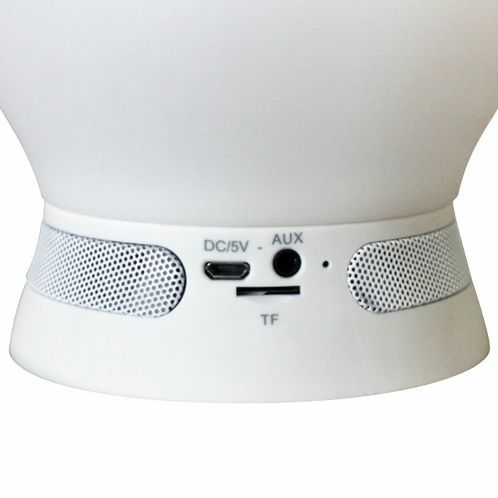 Alloet Creative Multi-function Handsfree Mini Bluetooth 4.0 Night Light App Controlled Speaker Alarm with Color... N2