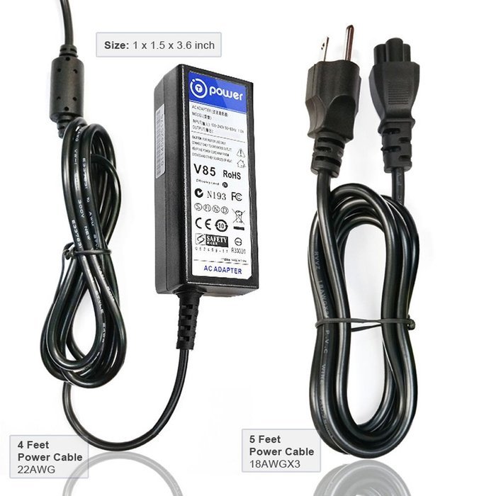 T-Power 18vdc AC Adapter For Big Blue Studio Wireless Bluetooth Speaker / BROOKSTONE DESIGN USA P/N: KSAS0451800200HU... N2