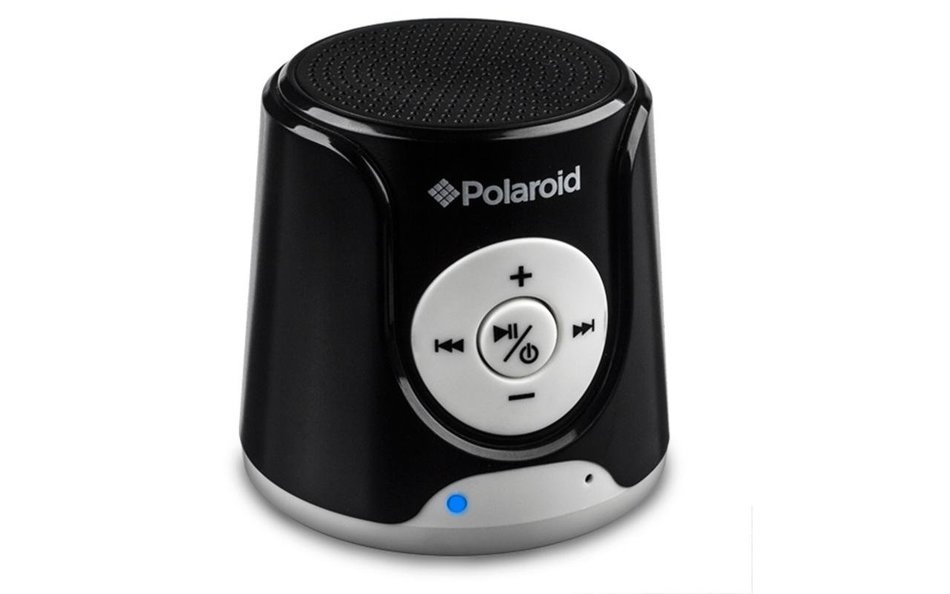 Polaroid Rechargeable Wireless Bluetooth Speaker with Mic-BLACK N2