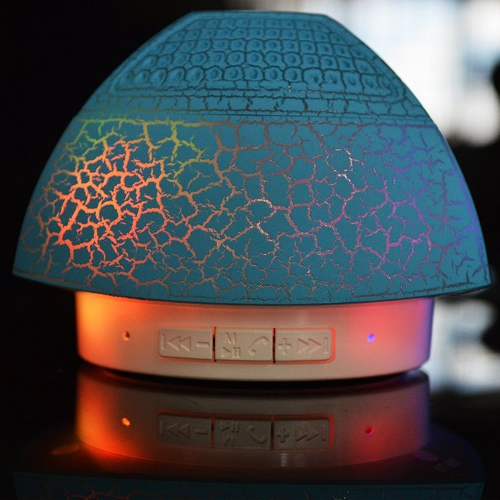 Bluetooth Wireless Speaker Mini Portable Speaker with Colorful LED Light Support USB (U Disk) MicroSD TF Card... N6