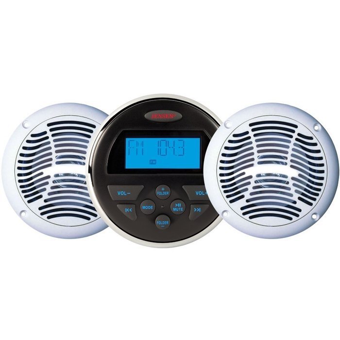 Jensen CPM150 Am, Fm & USB Bluetooth Stereo & Speakers Package