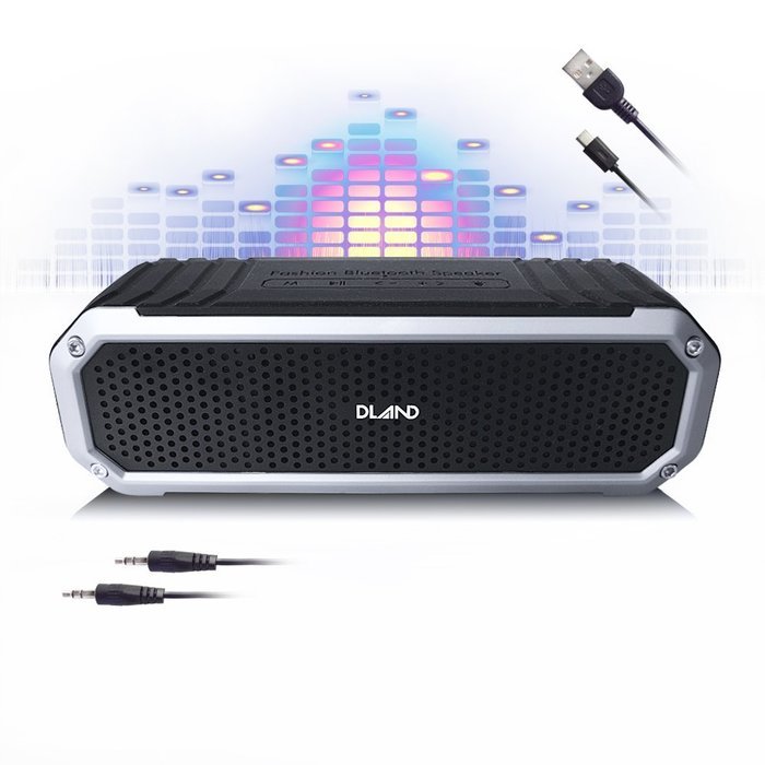 DLAND C26 Wireless Bluetooth CSR4.0 Waterproof Outdoor / Shower Speaker/Shockproof, with 12 Hour Playtime Double... N2