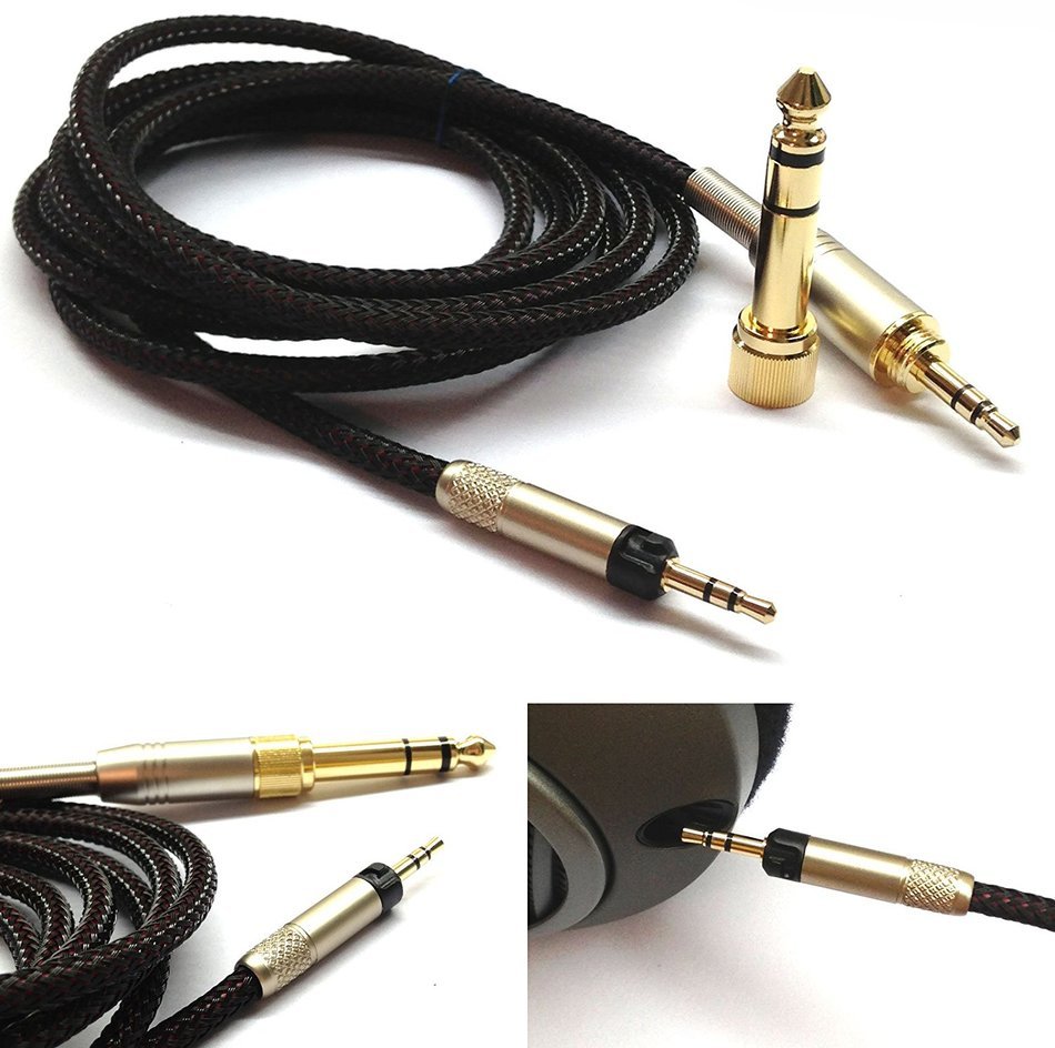 1.2m Replacement Audio upgrade Cable For Sennheiser HD598 HD558 HD518 Headphones N4