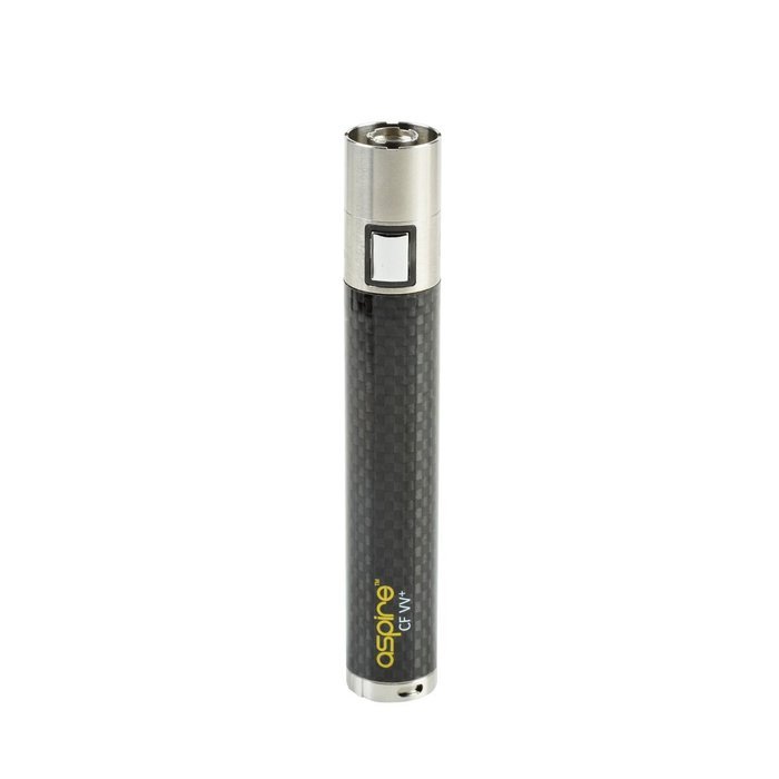 Aspire Stainless steel + Carbon fibre 1000mAh 3.7V CF battery VV+ Power Set Black
