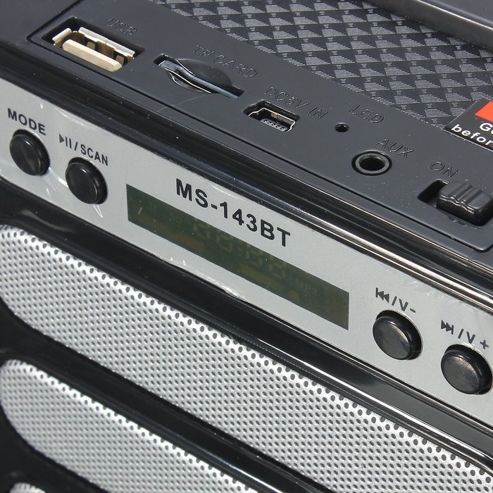 M.Way Outdoor/Indoor Bluetooth Wireless Portable Speaker Super Bass with USB TF AUX FM Radio, Mobile Multimedia... N7